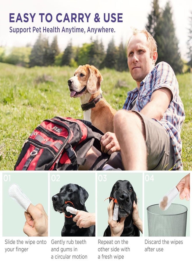 Swejos Pet Ear Cleaner Finger Wipes for Dogs & Cats | Extra-Large Finger Design | Removes Earwax, Mites & Dirt | Gentle & Non-Irritating & Puppy Ear Cleaner| 50 Count - Image 5